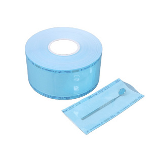 Peel Easy Sterilization Heat Sealing Pouches Triple Band Seal Medical Sterile Flat Pouches