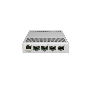 Mikrotik CRS305-1G-4S+IN Five-port desktop switch with one Gigabit Ethernet port and four SFP+ 10Gbps ports