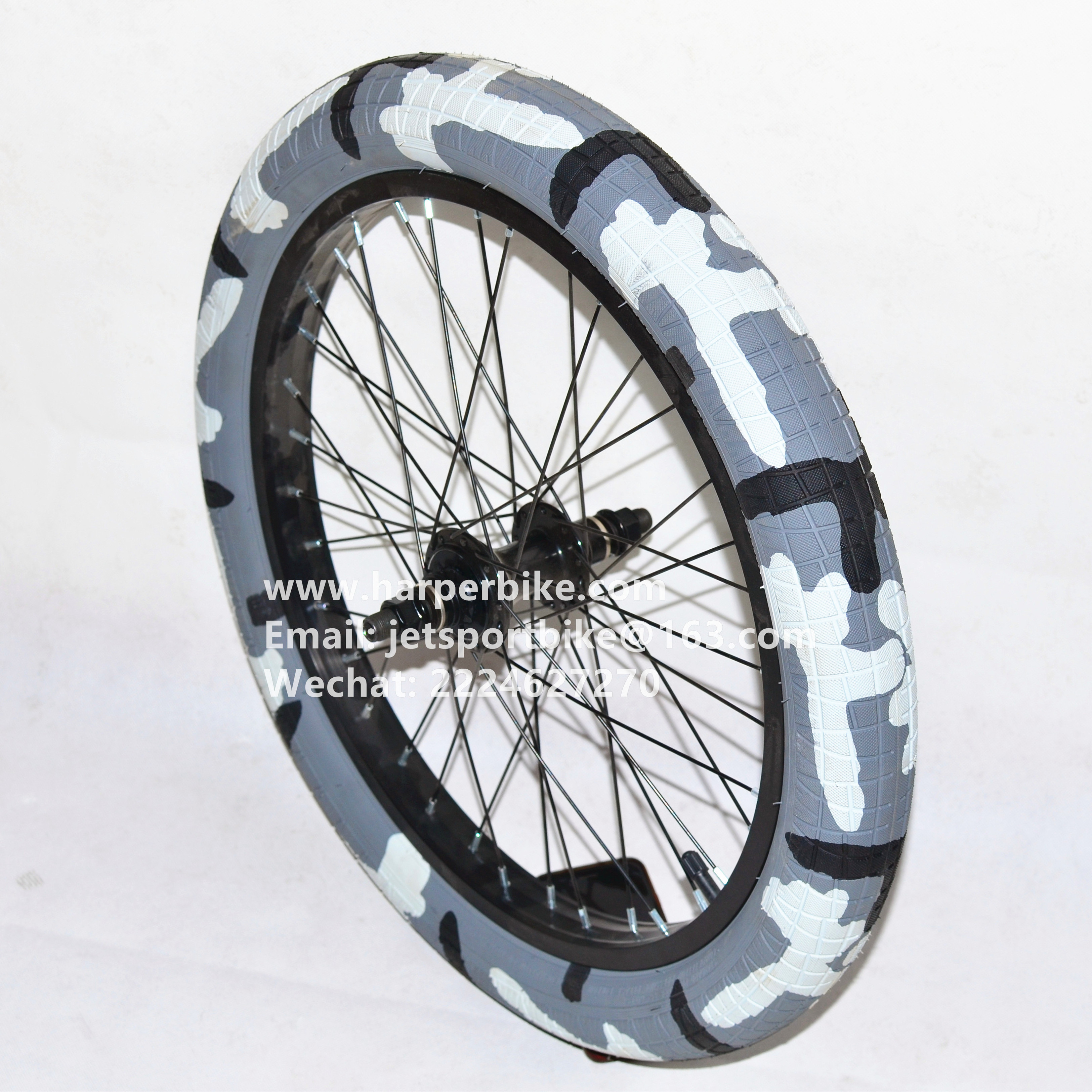 Unique design camouflage bicycle tires for BMX