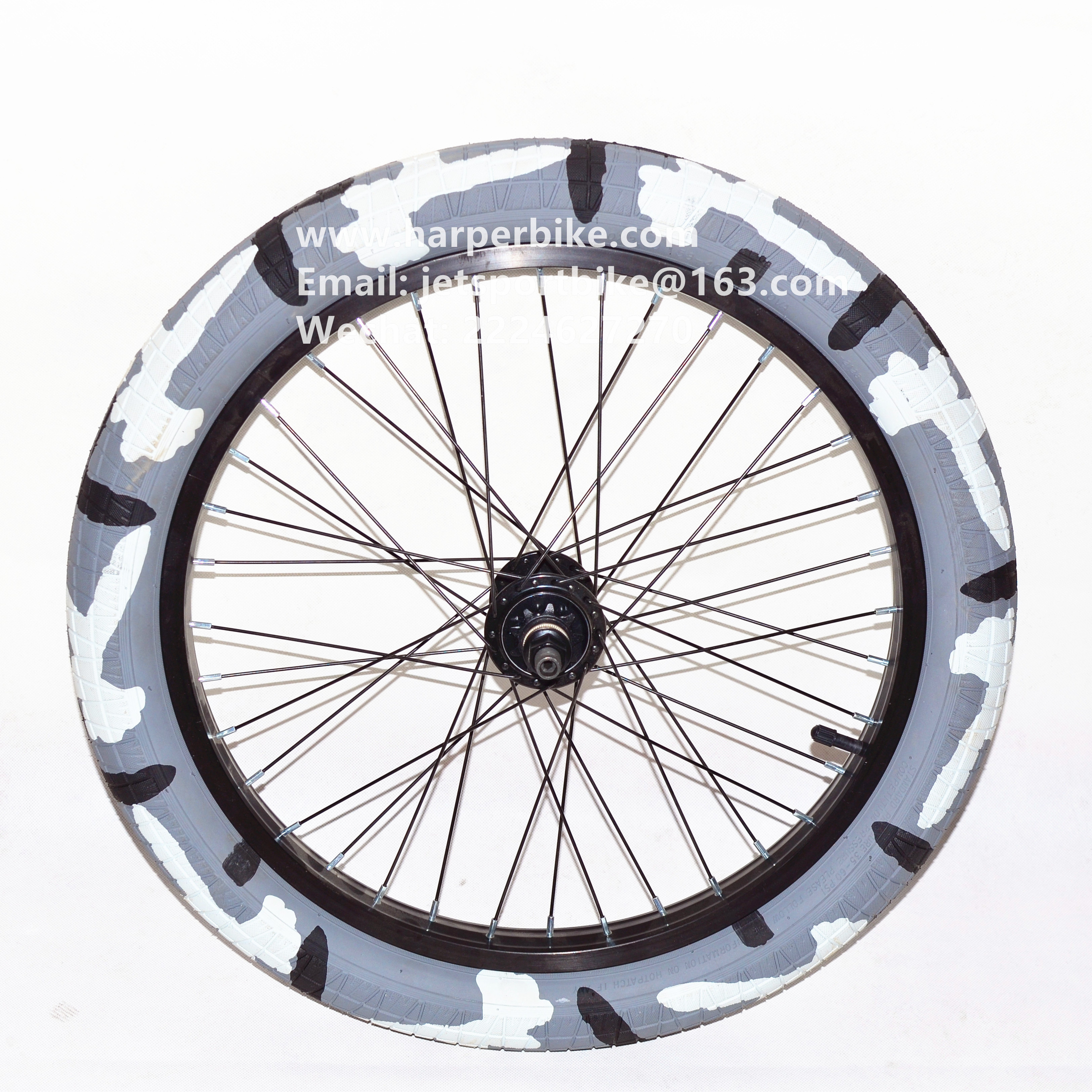 Unique design camouflage bicycle tires for BMX