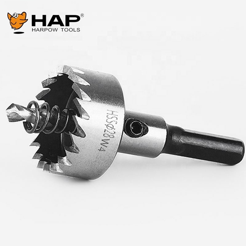 Plastic Box Packing 12-60mm HSS Hole Saw Core Drill Bit for Aluminium Alloy Stainless Steel Cast Iron