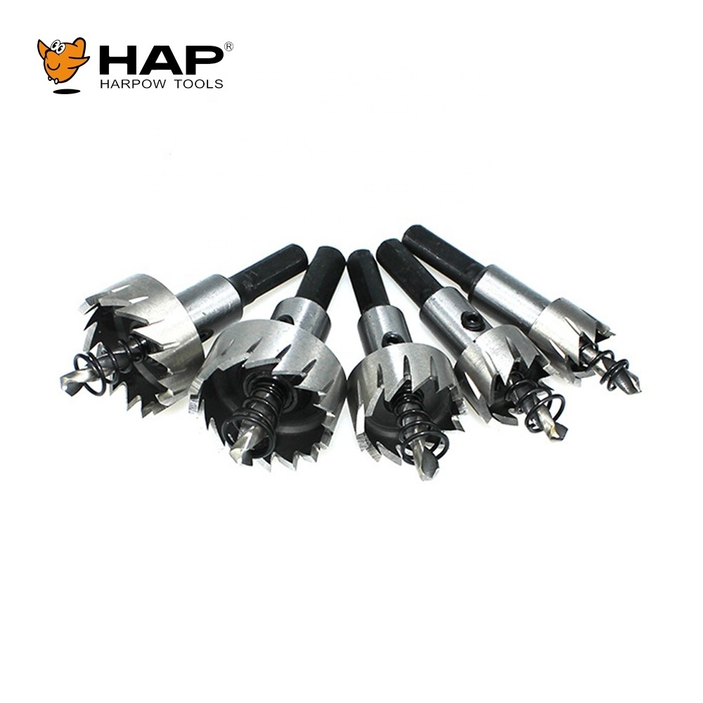 Plastic Box Packing 12-60mm HSS Hole Saw Core Drill Bit for Aluminium Alloy Stainless Steel Cast Iron