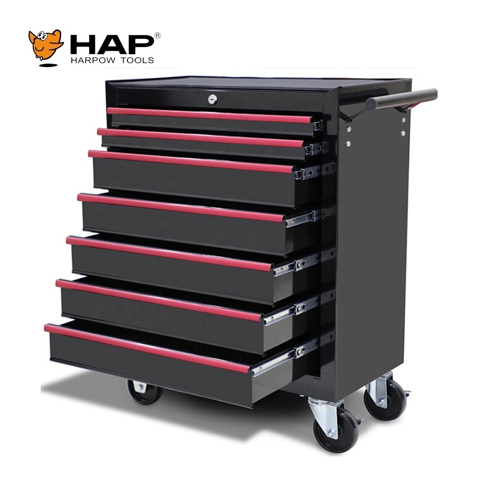 7 Drawer Removable Tool Storage Steel Tool Chest Workbench Tool Cabinet