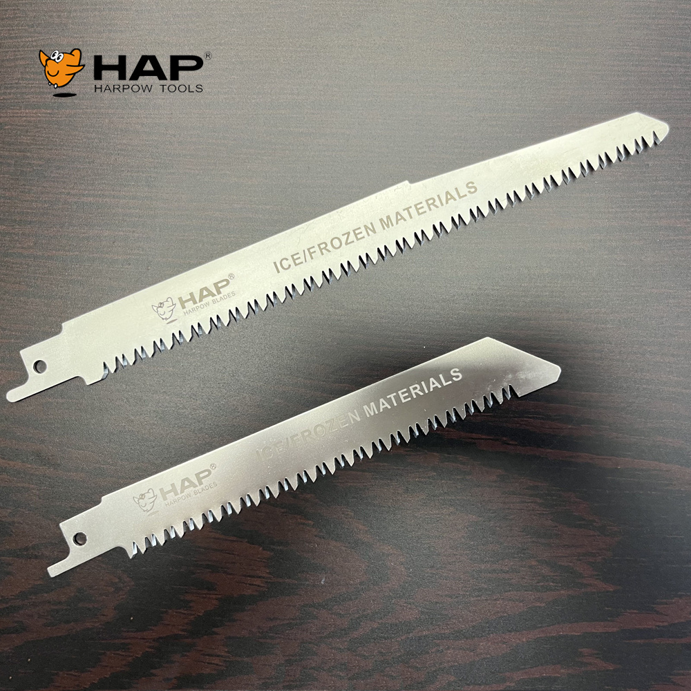 Frozen Meat Cutting Reciprocating Saw Blade Stainless Steel Sabre Saw Blade For Ice Material Cutting