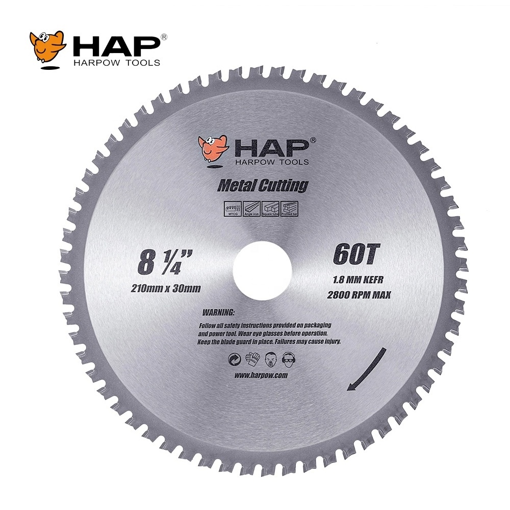 Top Grade 216MM 60Teeth Customizable TCT Circular Carbide Aluminum Saw Blade Cutting Disc For Aluminum Cutting