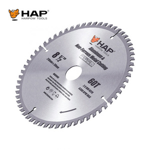 Top Grade 216MM 60Teeth Customizable TCT Circular Carbide Aluminum Saw Blade Cutting Disc For Aluminum Cutting