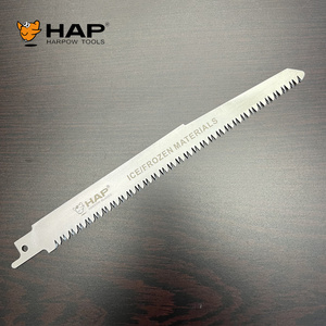 Frozen Meat Cutting Reciprocating Saw Blade Stainless Steel Sabre Saw Blade For Ice Material Cutting