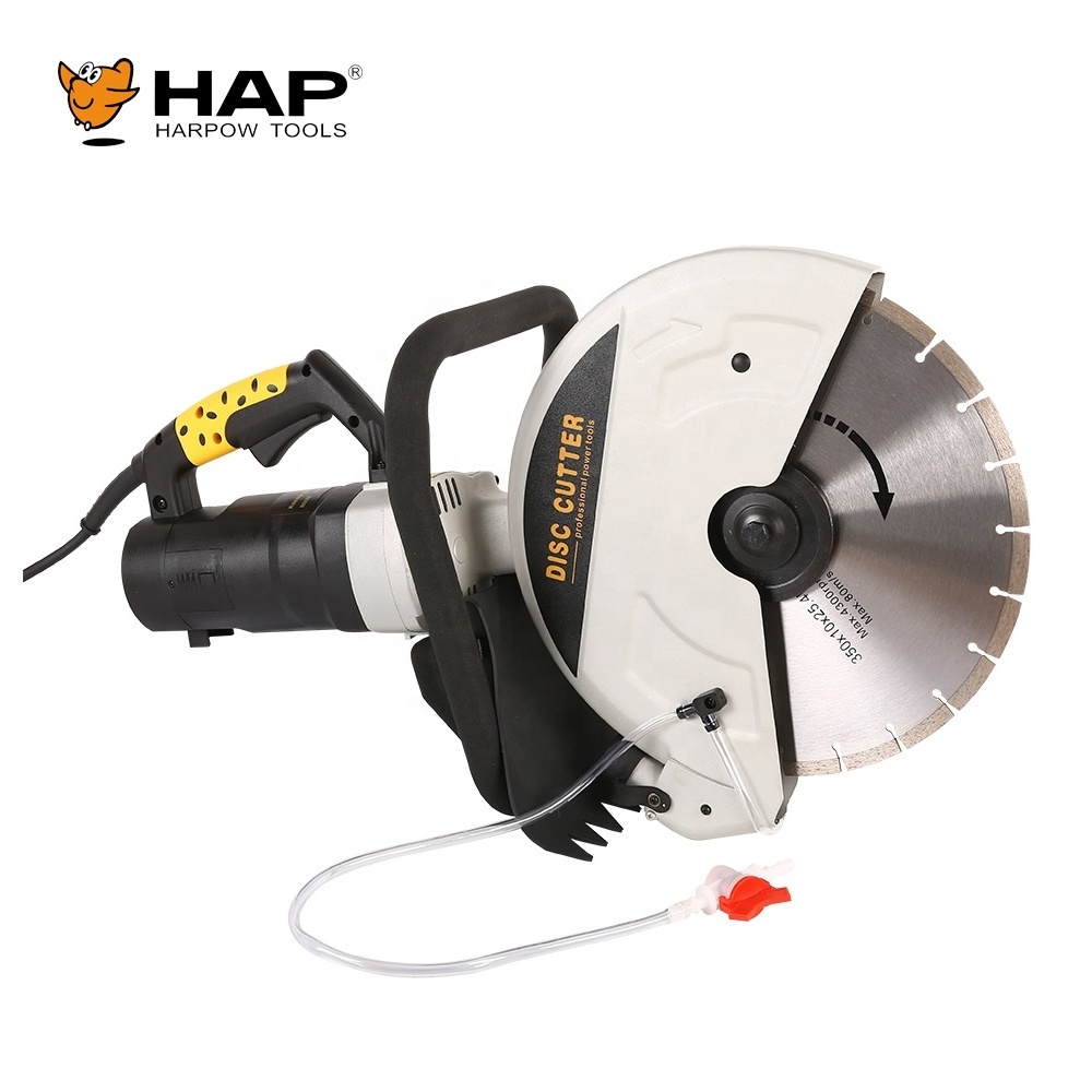 Hand Held Portable 2800W 15A Electric Concrete Cutter Saw Machine With Soft Start