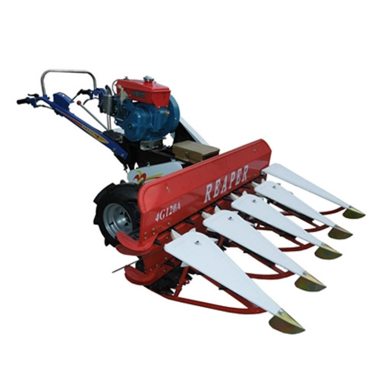 Agricultural  4G120A mini harvester reaper harvesting machine for farm