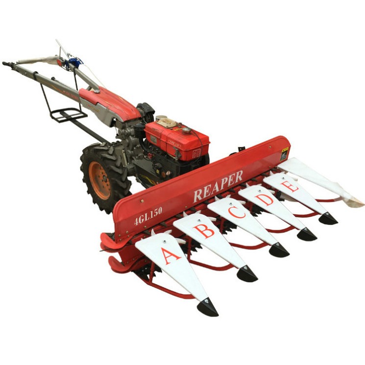 Agricultural  4G120A mini harvester reaper harvesting machine for farm