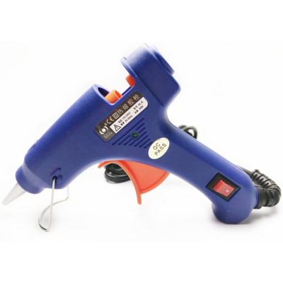 DIY tools have switch hot melt glue gun aluminum tube aluminum alloy nozzle 20w hot melt glue gun