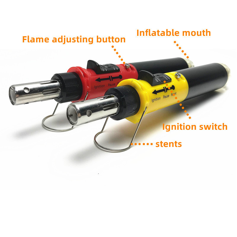 Good Quality 105K 12 In 1 Butane Gas Soldering Iron Set Soldering Kit Torch Pen Type Gas Gas Filled Auto Ignition Torch Gun