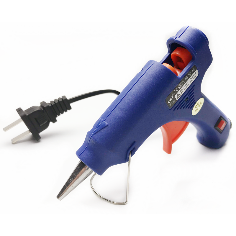 DIY tools have switch hot melt glue gun aluminum tube aluminum alloy nozzle 20w hot melt glue gun