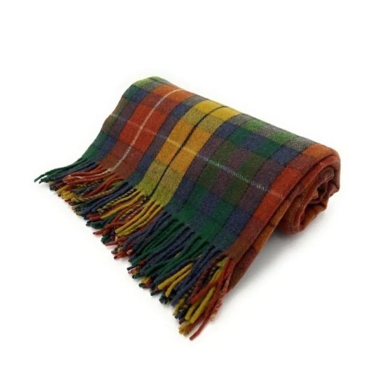 Premium Quality Material King Size Blanket Classic Design Breathable Soft And Cozy Tartan Plaid Blankets For Sale