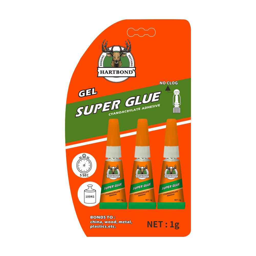 Quick bond Woodworking with pressure grip to control the flow of super glue 502 Cyanoacrylate Super Glue for Plastics and Metal