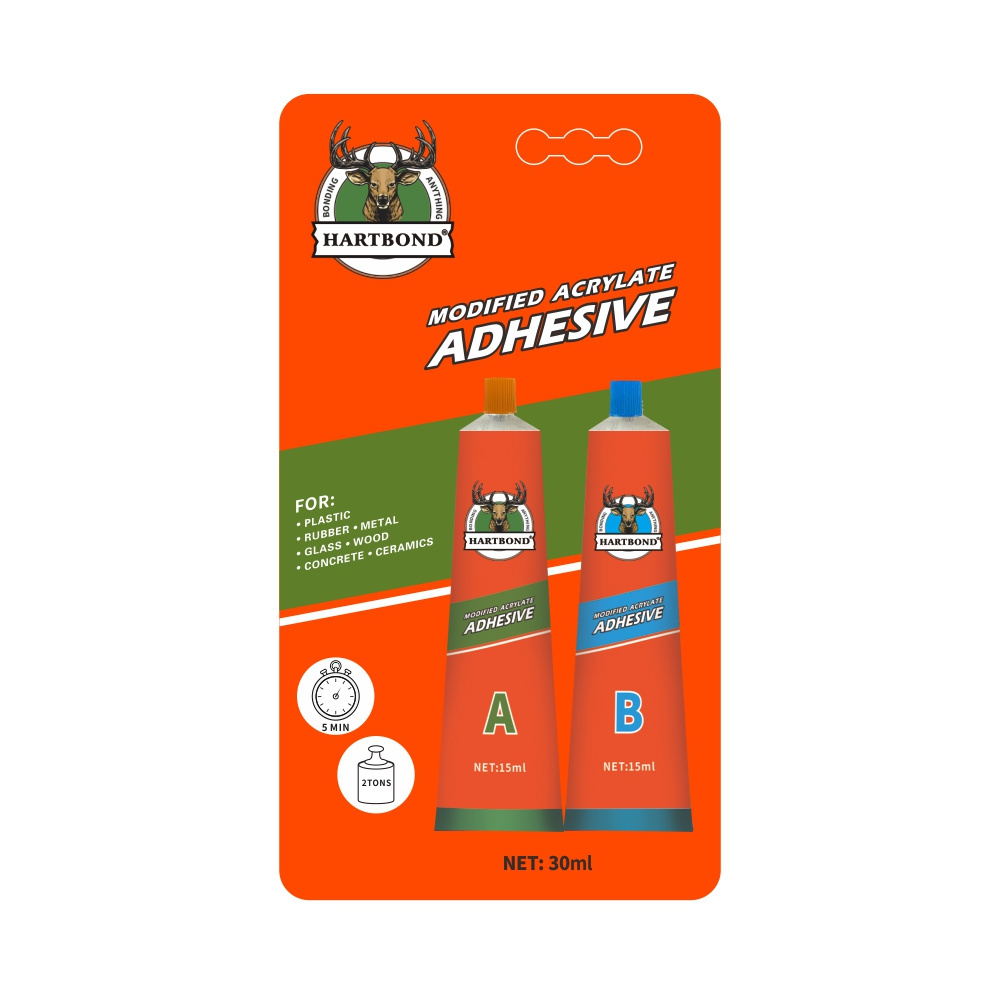 Acrylic AB Adhesive Metal Wood Tile Strong Glue Resistant to High Temperature Welding  Acrylic Adhesive AB