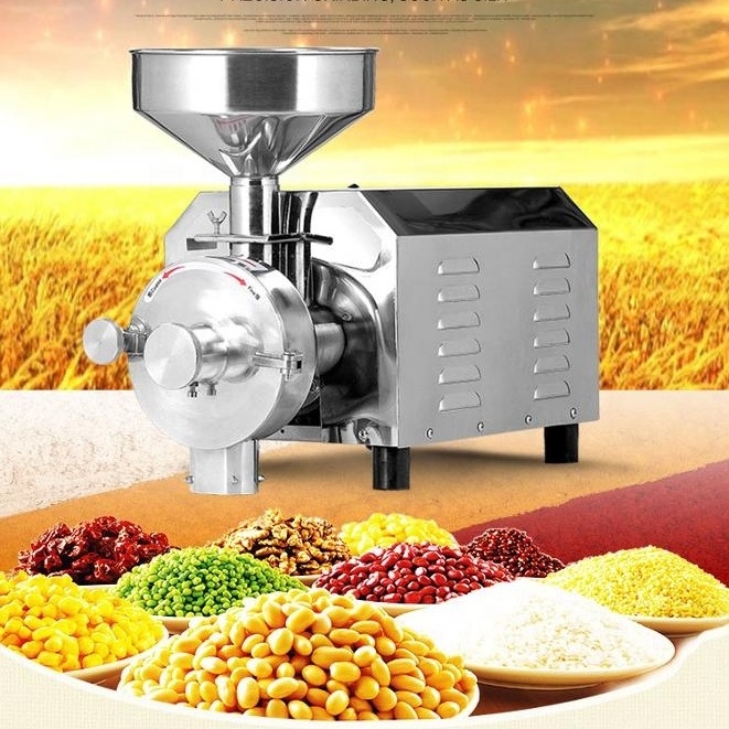 Automatic milling for maize grinding machine/multi-function grain flour stone mill/wheat/rice flour mill herb cacao grinder