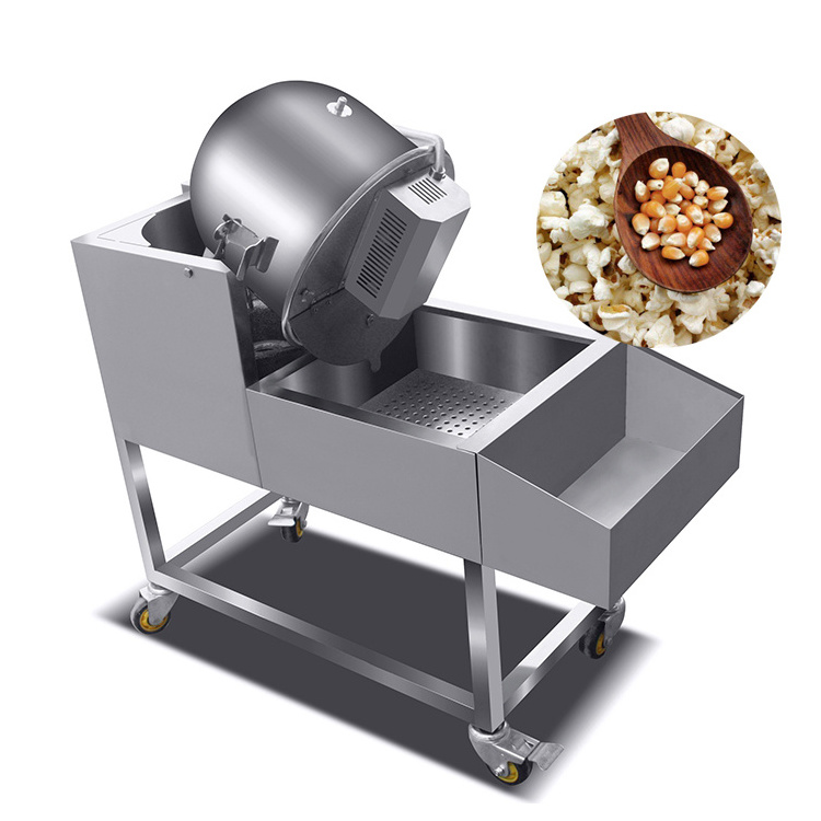 Caramel popcorn cooker snack machines popcorn making gas popcorn machine