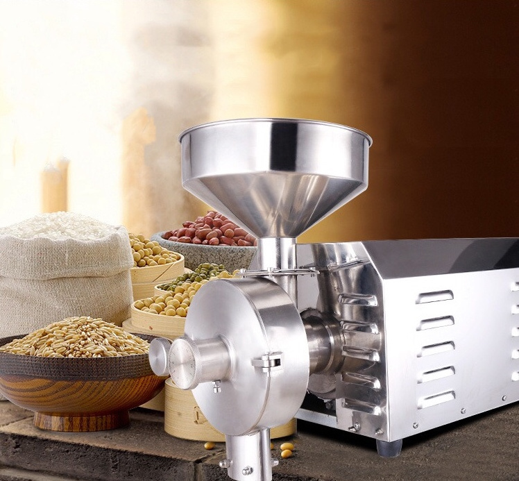 Automatic milling for maize grinding machine/multi-function grain flour stone mill/wheat/rice flour mill herb cacao grinder