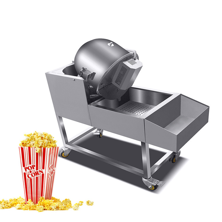 Caramel popcorn cooker snack machines popcorn making gas popcorn machine