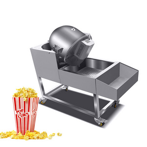 Caramel popcorn cooker snack machines popcorn making gas popcorn machine