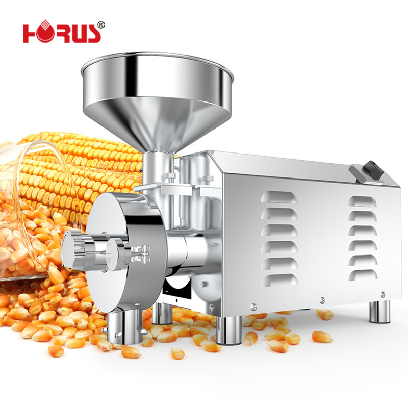 HORUS china 2200W electric grain small wheat flour milling machine maize mill grinder for kitchen