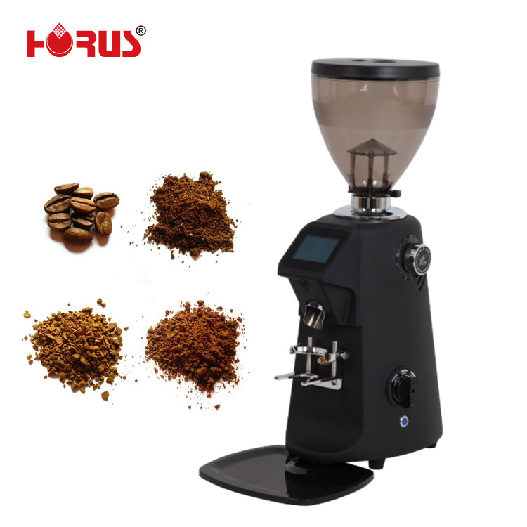 Horus Electric Coffee Bean Grinder with Touch Display and Commercial Burrs for Cafes Restaurants Hotels