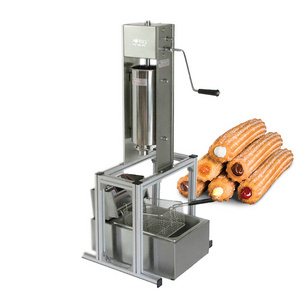 Industrial food machinery churros filling machine with fryer