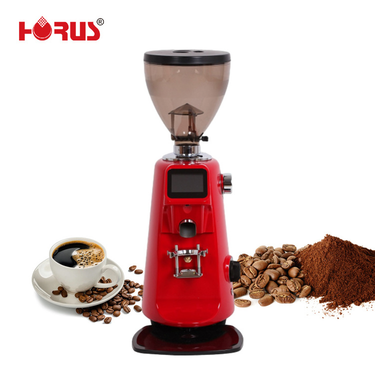 Horus Electric Coffee Bean Grinder with Touch Display and Commercial Burrs for Cafes Restaurants Hotels