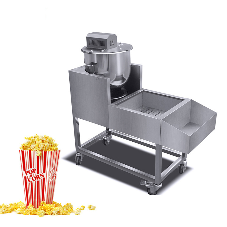 Caramel popcorn cooker snack machines popcorn making gas popcorn machine