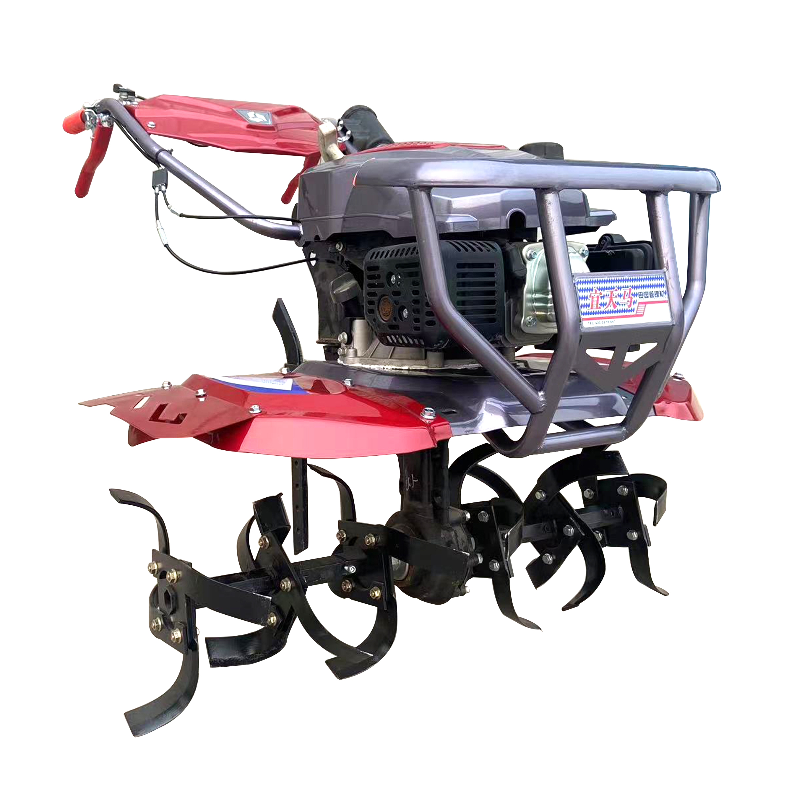 Farming Equipment Agricultural  Mini tiller Cultivator Machine Gasoline Power Tiller