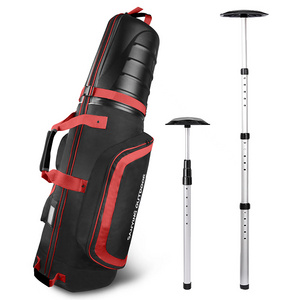 Sanying Premium Soft-padded Golf Travel Bag With Anti-impact Support System | 1680d Oxford Fabric Golf Travel Cover