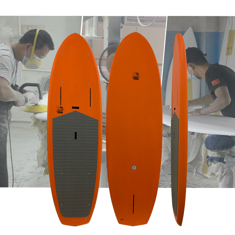 Wooden Fiber GlassFiber Stand-up Paddle SUP Carbon fiber Paddle Surfboards for men