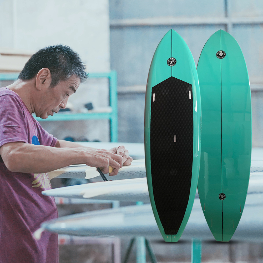 Factory Price Surfing Wooden Surfboards SUP Paddle Board SurfBoards and paddles wholesale EPS Core Surf Paddle Board