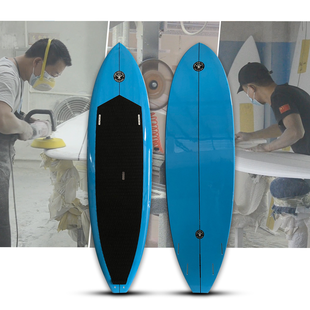 Factory Price Surfing Wooden Surfboards SUP Paddle Board SurfBoards and paddles wholesale EPS Core Surf Paddle Board