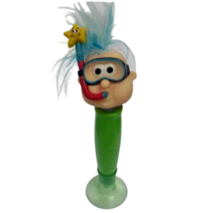 Bobble girl head ballpen with suction cup,Custom suction ball pen,Beautifully style ballpen