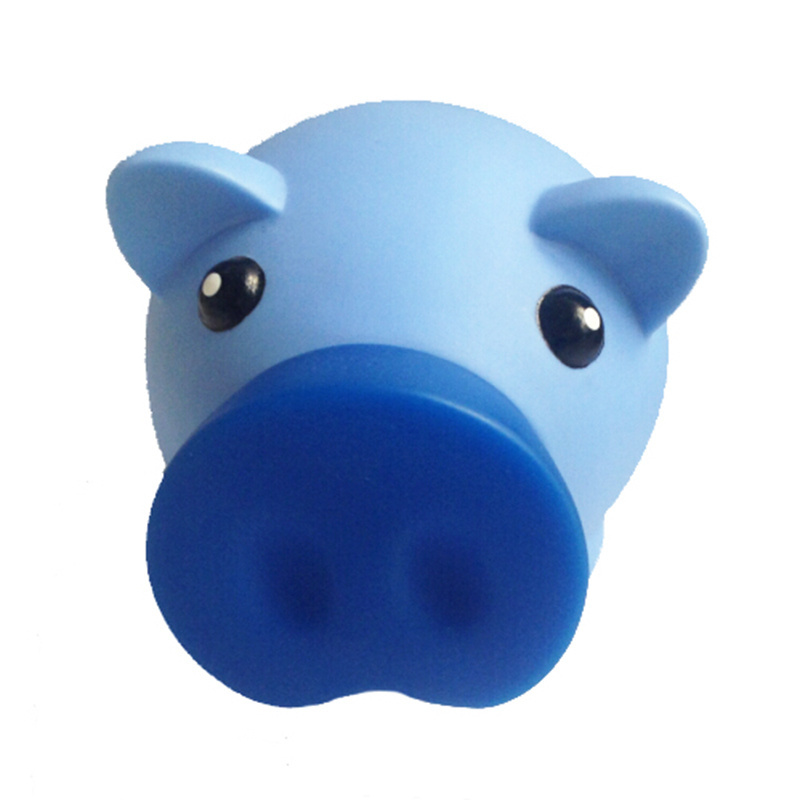 Lovely big nose piggy coin banks, custom money saving box for promotion