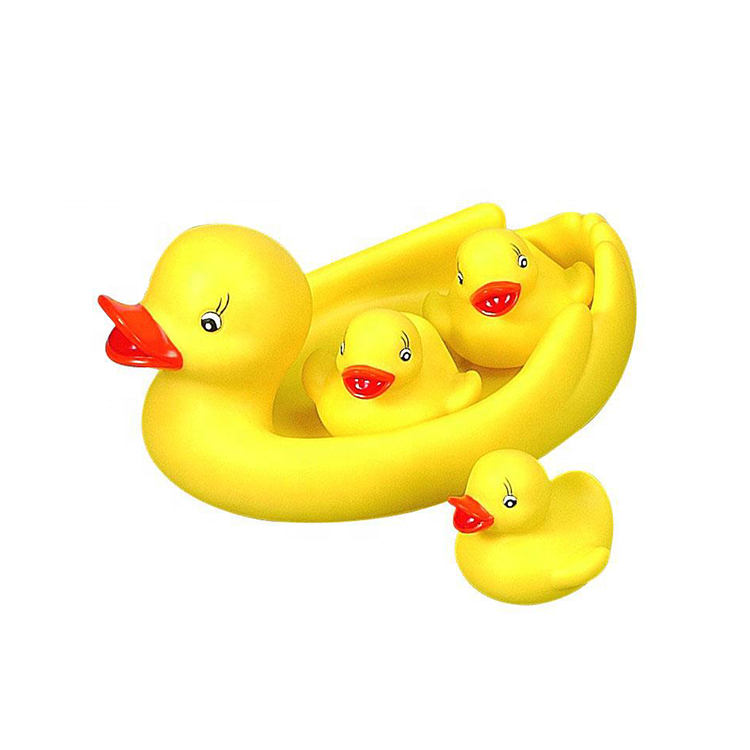 Vinyl toy factory Plastic Cute Bathroom Playing Animal Floating Rubber Ducks Frog Bath Toy For Baby