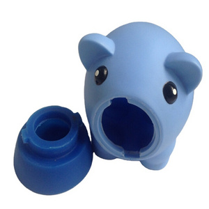 Lovely big nose piggy coin banks, custom money saving box for promotion