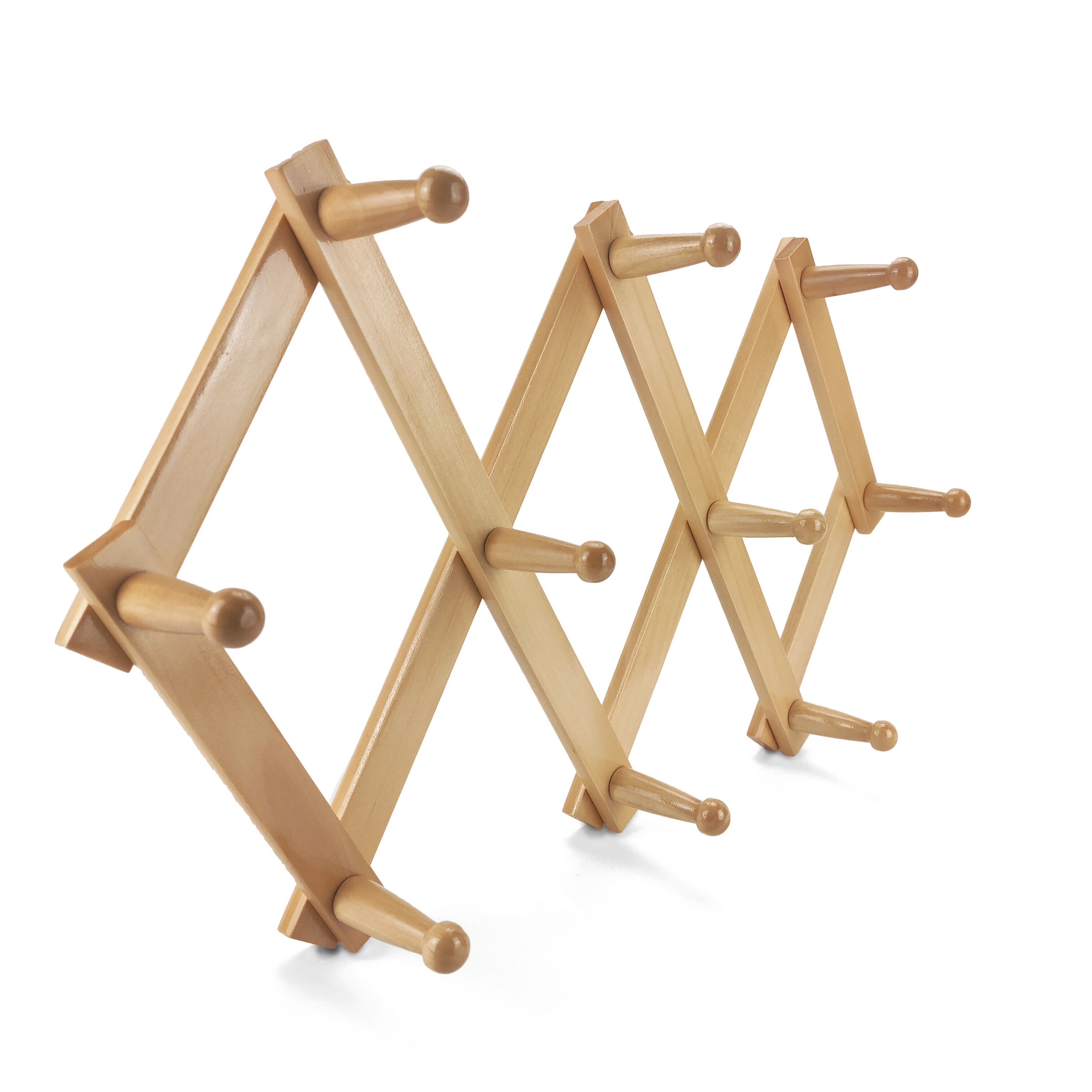 wall-mount wooden hanger for tie