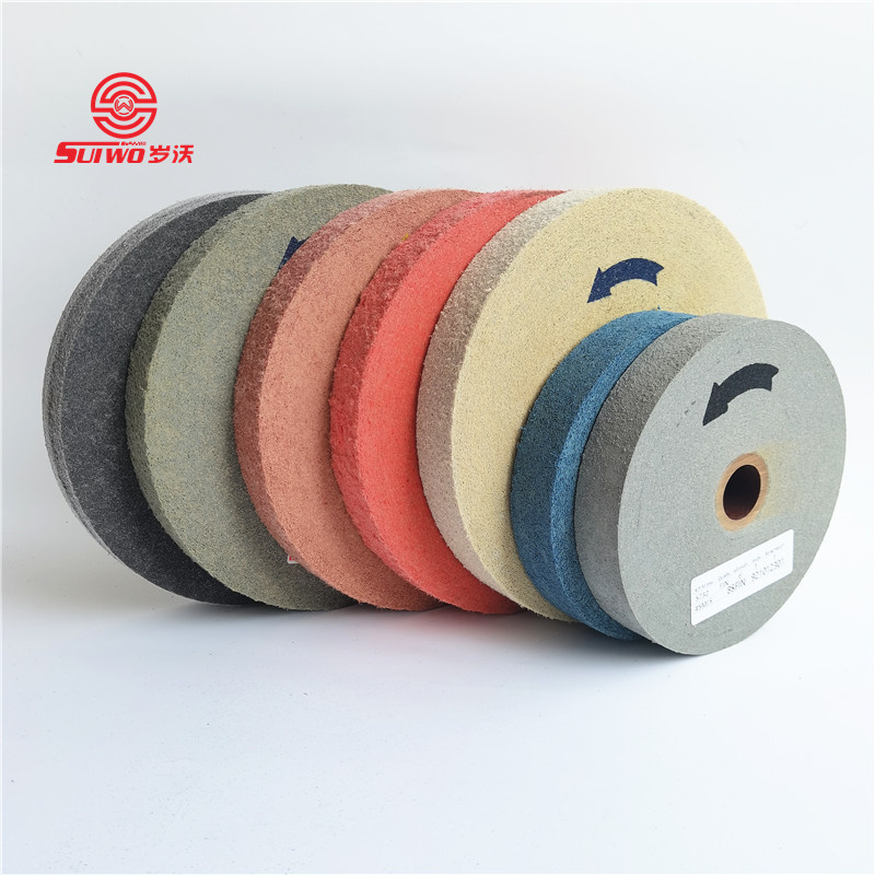 High Performance convolute Polishing wheel abrasive unitized wheel stainless steel grinding and polishing wheel 6