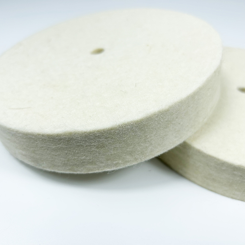 felt polishing wheel wool wheel density have soft middle hard very hard 100% felt and wool for mirror polishing