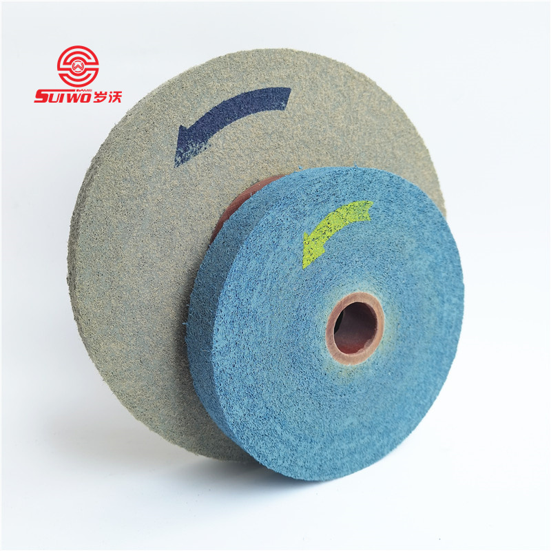 High Performance convolute Polishing wheel abrasive unitized wheel stainless steel grinding and polishing wheel 6