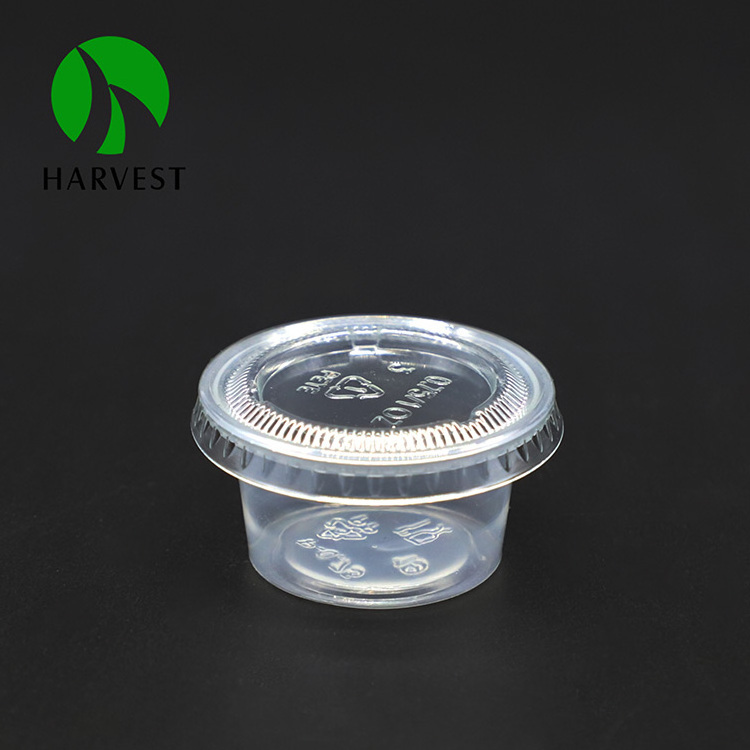 PP disposable plastic soy sauce dipping bowl container