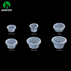 PP disposable plastic soy sauce dipping bowl container