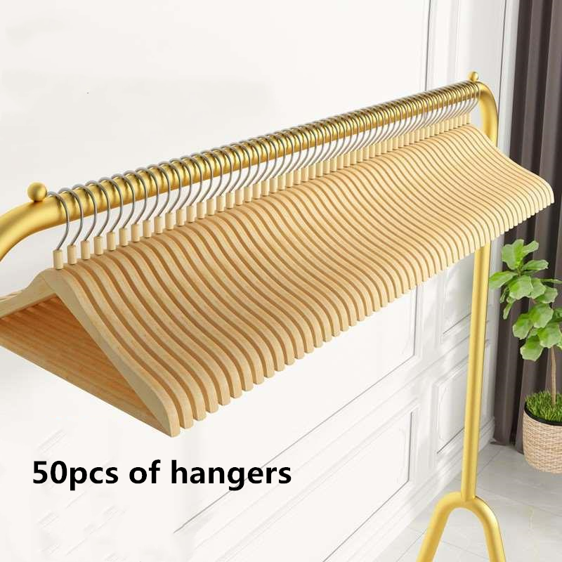 Single-bar coat rack floor-to-ceiling clothing store dressing room hanging clothes drying rack black gold rose gold