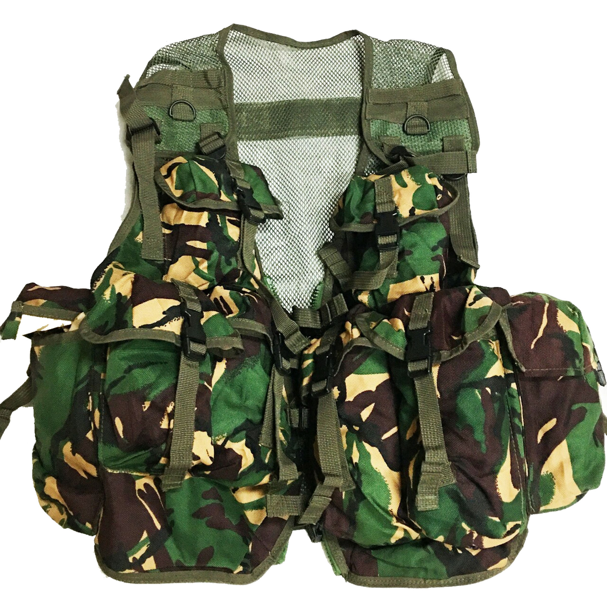 wholesale customized  Oman Cordura DPM camouflage tactical large rucksack Tactical Vest gear Webbing 90 Pattern Vest SET