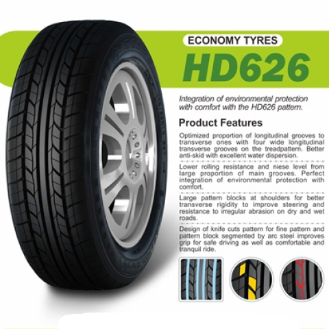 Haida Brand HD667 pattern 185/65r15 car tyre