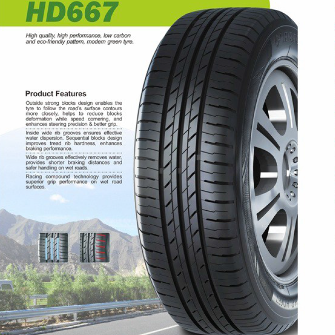 Haida Brand HD667 pattern 185/65r15 car tyre