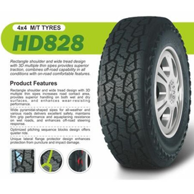 HAIDA BRAND PCR TYRE HD828 SERIES 31X10.5R15LT-6PR